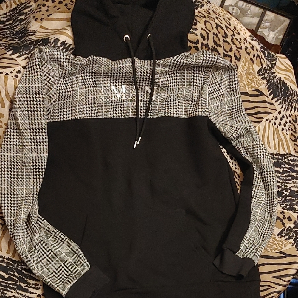 Black and White MAN Official Hoodie